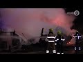 Grote brand verwoest chalet op camping Kerkdriel