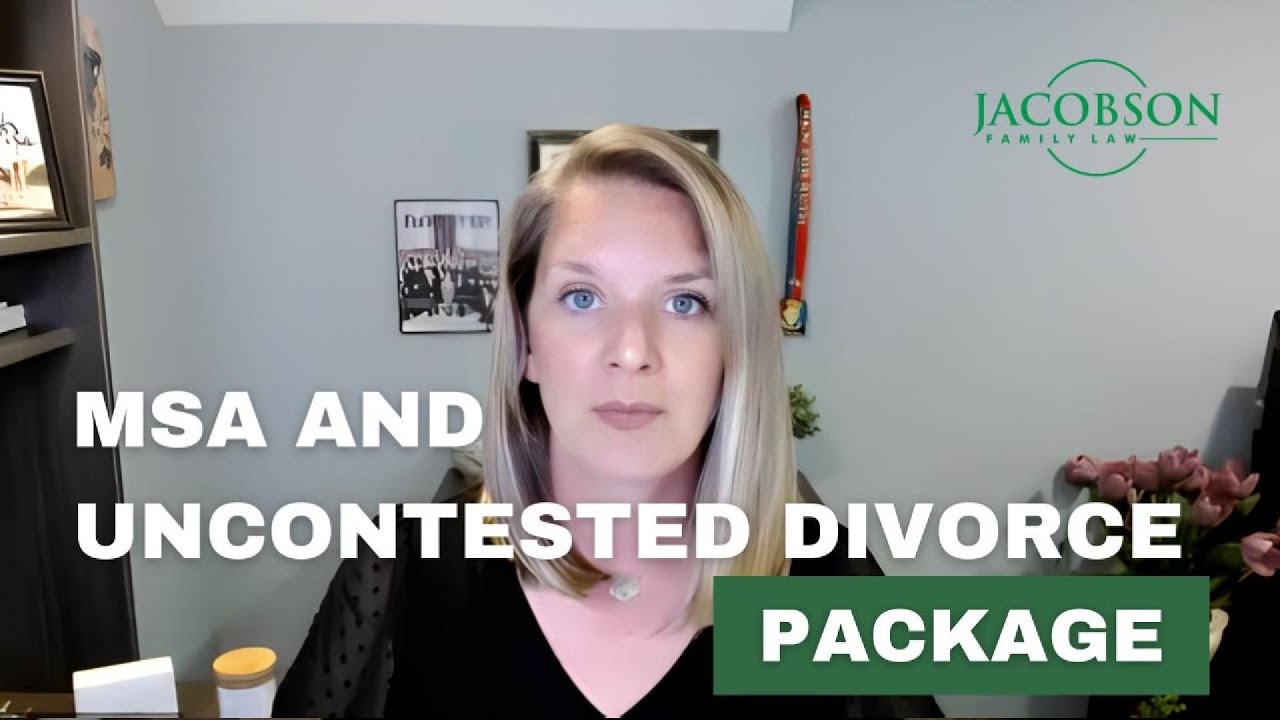 Marital Settlement Agreement and Uncontested Divorce Package