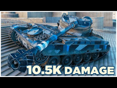 AMX 13 105 • 10.5K DAMAGE • WoT Gameplay