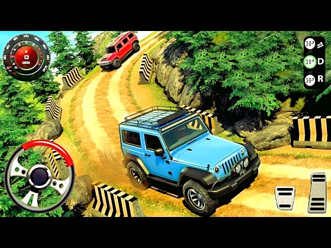 Offroad SUV Jeep Driving Game - Super Racing 4x4 Hummer Mountain Hill Drive - Android GamePlay