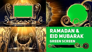 Ramadan & Eid Mubarak  Green Screen  Graphics 