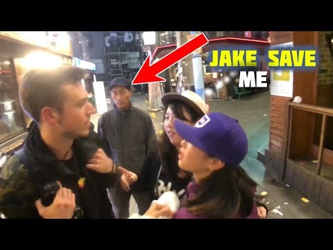 JAKE saves a girl from a creepy guy following her | Jake meets his fans