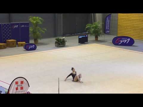 Laurine Le Berre ballon - Nat B 18 ans et + - France Chambéry 2017