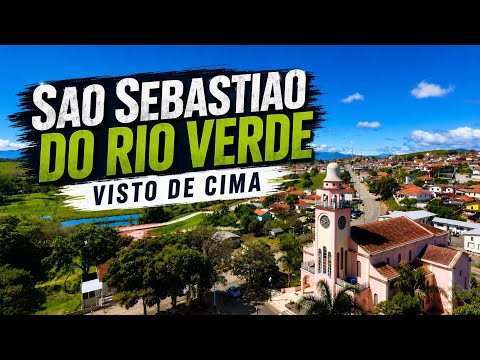 São Sebastião do Rio Verde visto de cima. #drone #saotiao #fly #trilhandorumos #cidadesvistasdecima