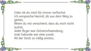 Die Toten Hosen - Krieg und Frieden Lyrics