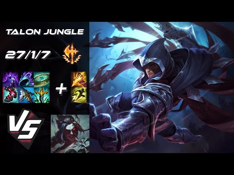 JUNGLE Talon vs Kayn - EU Grandmaster Patch 25.21