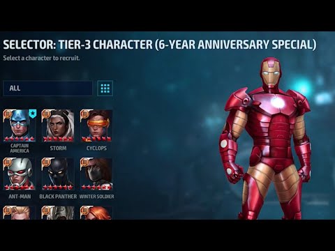 FREE Tier 3 Anniversary Ticket Selection | Marvel: Future Fight