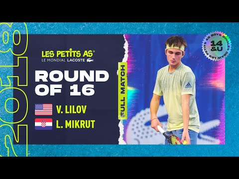 Les Petits As 2018 | Boys Round of 16 | Victor Lilov vs. Luka Mikrut