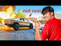 I Fooled The Internet With An Exploding Cybertruck