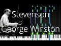 🎹 [Piano Solo] Stevenson, George Winston, Synthesia Piano Tutorial