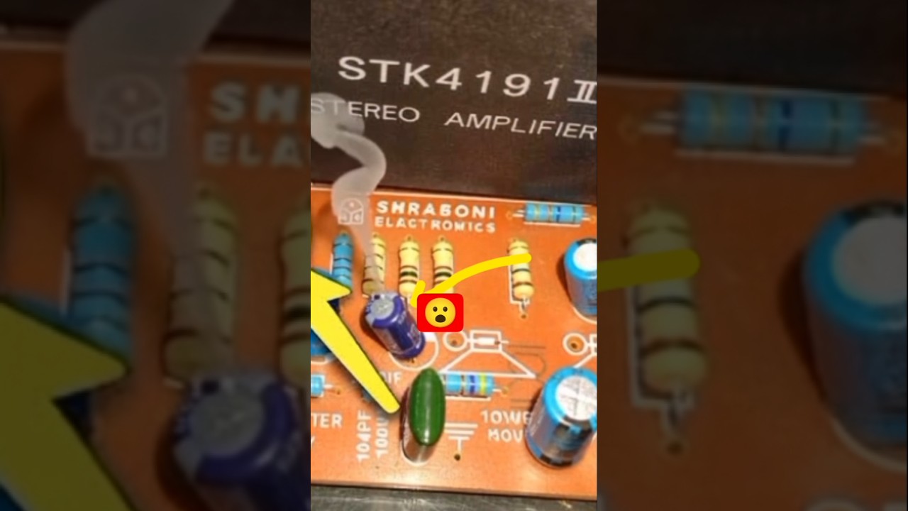 This Capacitor Just Blew Up!#shorts