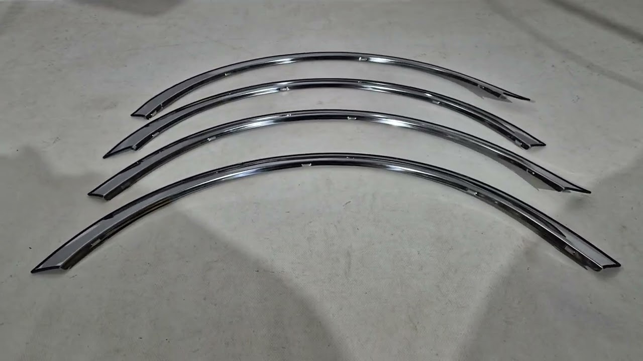 Skoda Roomster 2006-2015 рр. Накладки на арки (4 шт, нерж) Video 1