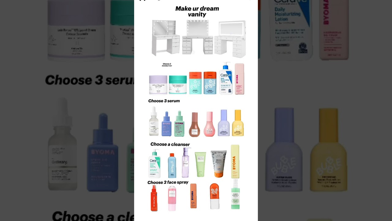 Make ur dream vanity! #like #vanity #skincare #subscribe