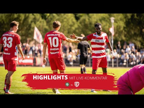 HIGHLIGHTS mit Live-Kommentar | PSV Ribnitz-Damgarten vs. Greifswalder FC | Landespokal MV