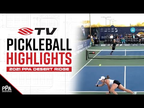 Callie Smith's Unbelievable Play Pickleball Highlight - 2022 PPA Desert Ridge Women's Singles