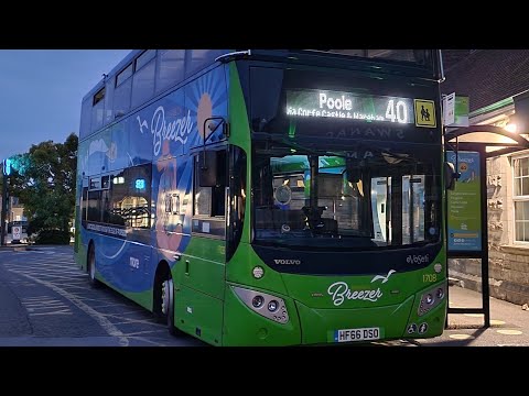 🚍*Thrash* Morebus Breezer 1708 HF66 DSO Volvo B5 Evoseti on Service 40