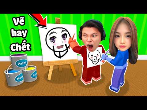 Mochi & JayGray Thử Thách Đoán Đúng Hình VẼ HOẶC CHẾ.T trong Roblox 🎨😱