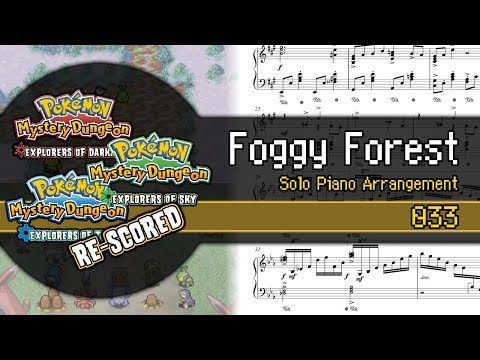 [033] PMD: EoT/D/S - "Foggy Forest" (Piano Sheet Music)