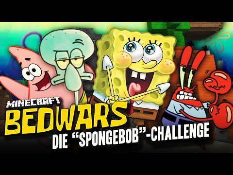 Die SPONGEBOB Challenge ★ BEDWARS mit Paluten, Kedos und Sturmi