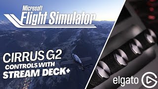 Stream Deck+ profile to control Cirrus Vision Jet G2 (MSFS 2024) video