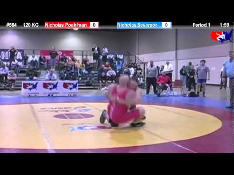 2011 U.S. Open SAT GR 120 KG: Nicholas Poehlman vs. Nicholas Severson Cons. Round 1