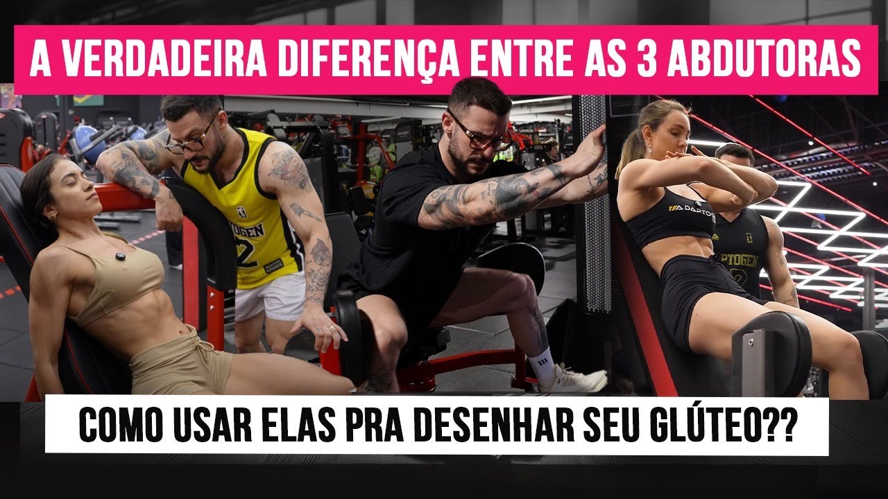 USE A ABDUTORA DO JEITO CERTO PARA DESENHAR SEU GLÚTEO