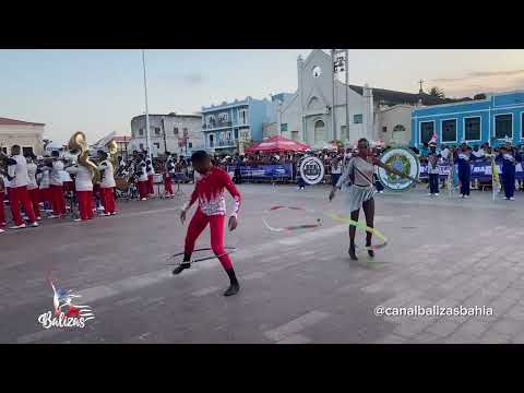 Balizas da Banda de Música  Bamuca  - No concurso de bandas  e Fanfarras em Mata de São João 2024