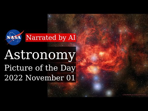 APOD: 2022-11-01 - NGC 6357: The Lobster Nebula (Narrated by Amy)