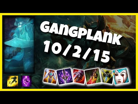 EU Challenger Gangplank TOP (10/2/15) vs LUCIAN Gameplay Replay - Patch 10.20