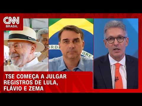 TSE começa a julgar registros de Lula, Flávio e Zema | CNN NOVO DIA