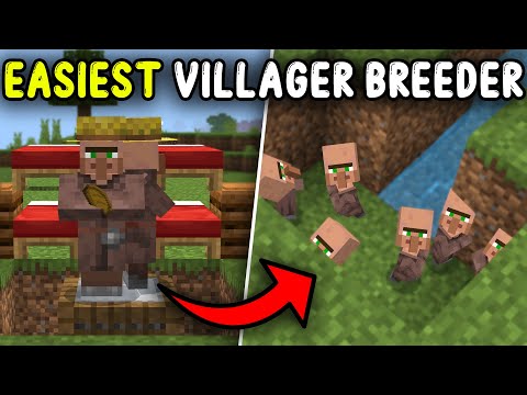 EASIEST VILLAGER BREEDER Minecraft Bedrock 1.21/26.1+!