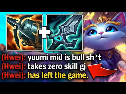I beat this Hwei so bad with Yuumi mid he rage quits and uninstalls...