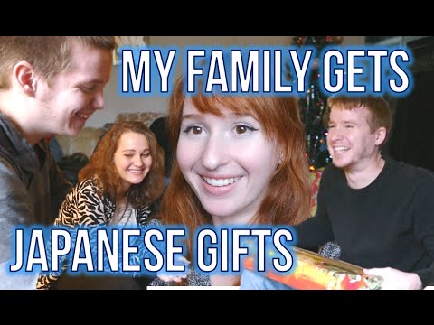 家族に日本のプレゼントをもらいました★ (I got Japanese presents for my family! ★)
