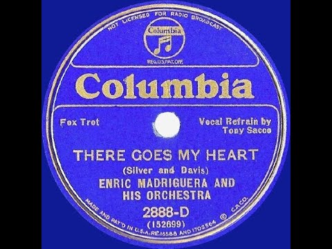 1934 HITS ARCHIVE: There Goes My Heart - Enric Madriguera (Tony Sacco, vocal)