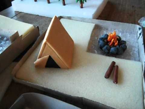 Bridal Cakes by Yvonne mountain cake part 1