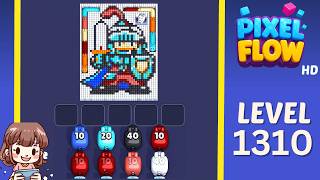 Pixel Flow Level 1310 Solution Walkthrough