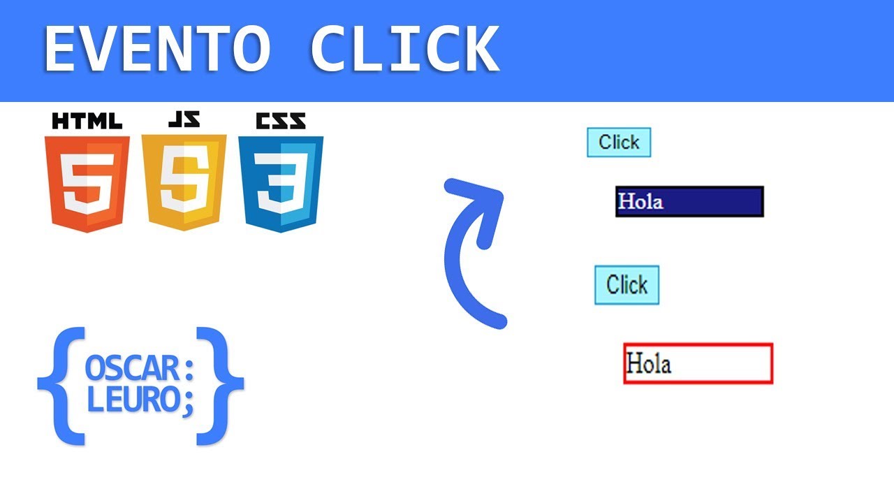 Evento Click en un botón ¿Cómo funciona? - JavaScript, CSS y HTML