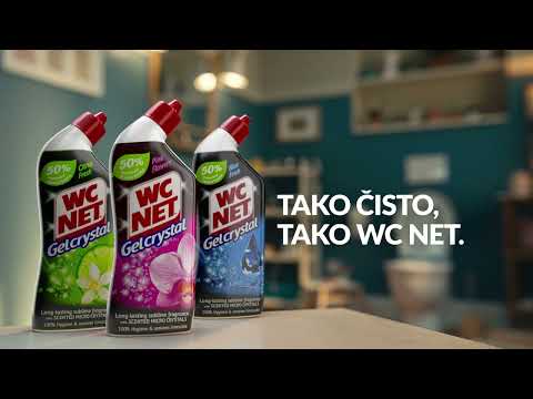 WC NET Gelcrystal: Tako čisto, tako WC NET