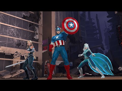 Super quick WBL Infinity Ultron clear with Captain America. Marvel Future Fight