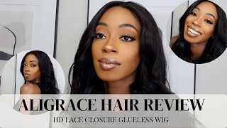 ALI GRACE HAIR | HD CLOSURE WIG INSTALL & REVIEW | EASY FOR BEGINNERS 2023