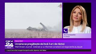 Zelenski și-a informat consilierii că negocierile au intrat în impas, iar războiul va mai dura (WSJ)