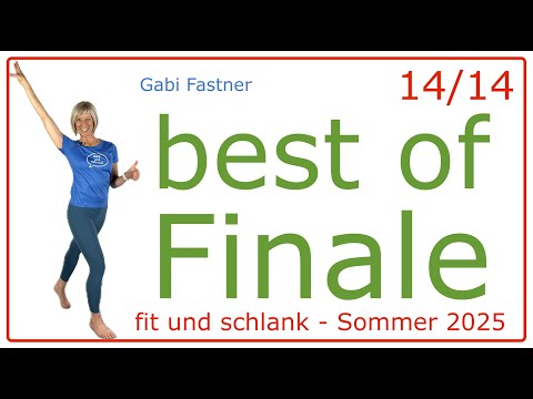 14/14 😎 30 min. best of Finale | Fat burner - legs, core, arms alternating with steps