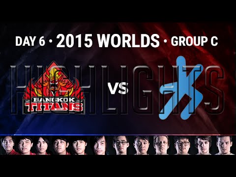Bangkok Titans vs H2K Highlights | 2015 LoL World Championship S5 Group C D6G2 | BKT vs H2K