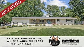 3825 Whippoorwill Ln, White Plains, MD 20695 | 1.5-Acre Home for Sale