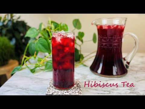 HIBISCUS TEA | HOW TO MAKE HIBISCUS ICED TEA | Agua De Jamaica