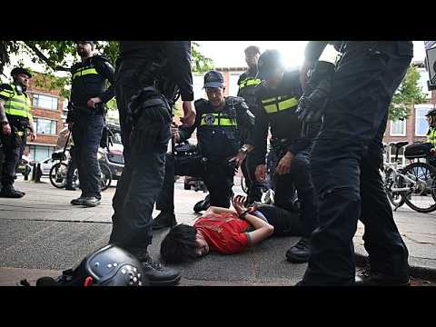Video Thumbnail: Niederlande: Ausschreitungen nach Marokkos WM-Sieg
