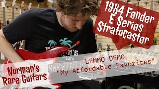 Video thumbnail for LEMMO DEMO: 1984 Fender E Series Stratocaster | "My Affordable Favorites" by Normans Rare Guitars