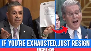 Sen. Luján Exposes An Exhausted Scott Bessent For Covering For Trump!