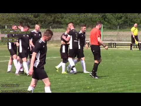 KS Żupawa 7-3 LZS Krzątka (1-0 Saja Artur) 03.05.2022 / KEEZA Klasa "B"