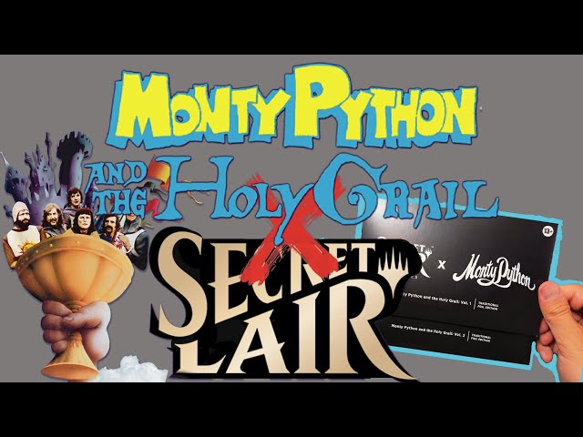 Vídeo relacionado con MTG Secret Lair: Secret LAIR X Monty Python y El Santo Grial: VOL. 2 (Edición de aluminio)